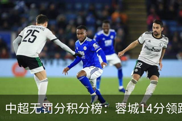 中超无罚分积分榜：蓉城14分领跑！泰山近4轮3负仍第2 三镇垫底